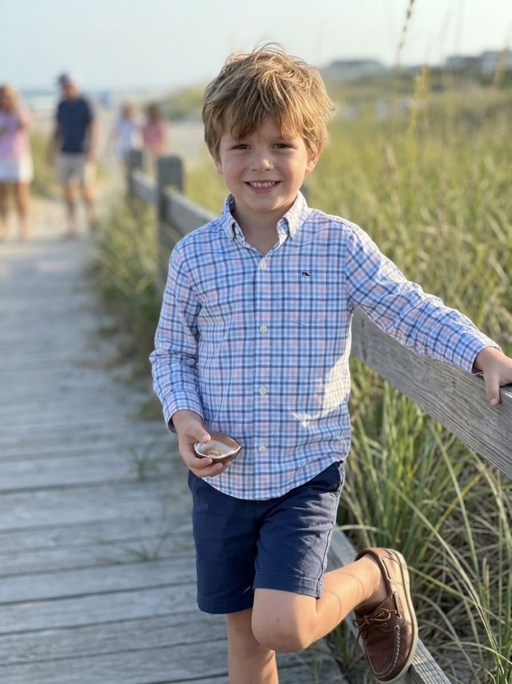Vineyard Vines Boys' Long-Sleeve Plaid Button-Down Shirt